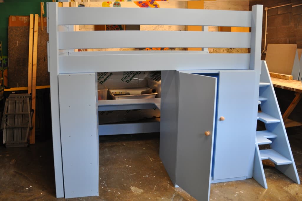 Bunk bed with storage