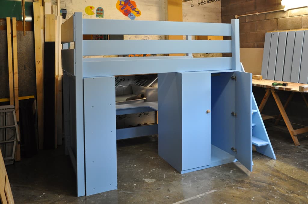 Custom built bunk beds
