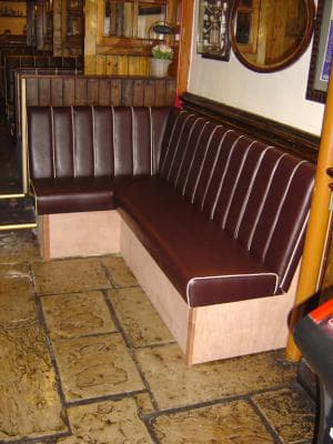Built-in seating area