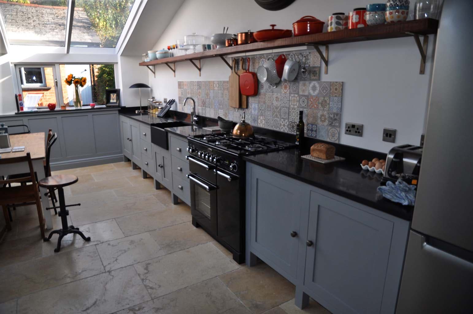 Custom kitchen with island