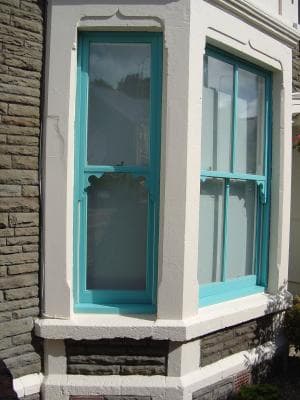 Traditional sash window installation in Cardiff