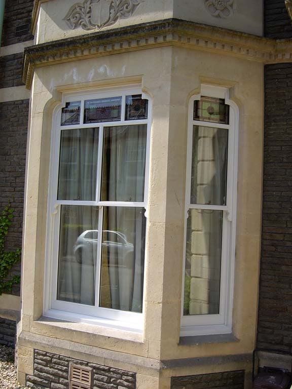 Double glazed sash windows for improved insulation