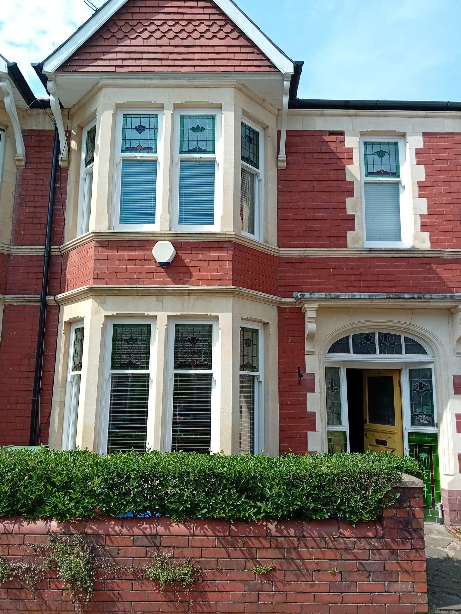 Complete Victorian house renovation featuring multiple box sash window installations